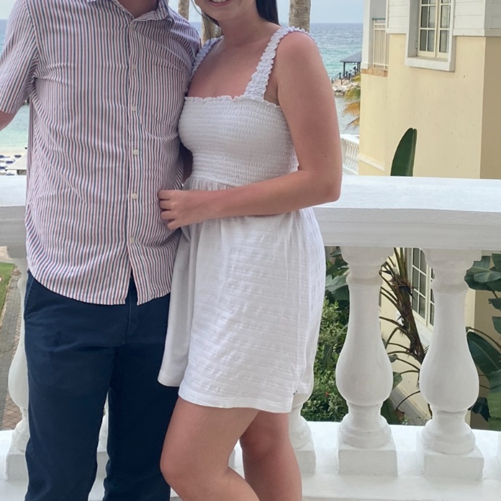 White Roxy Sundress